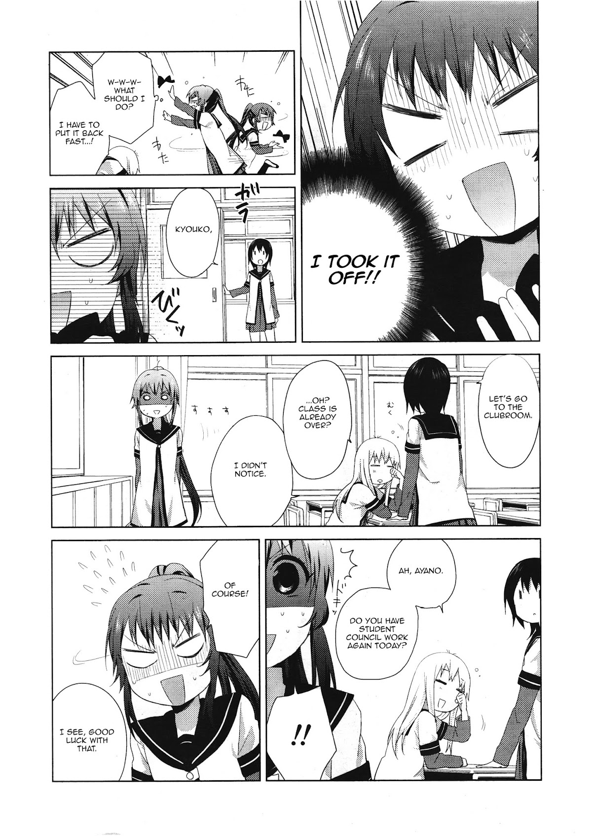 Yuru Yuri chapter 64 page 4