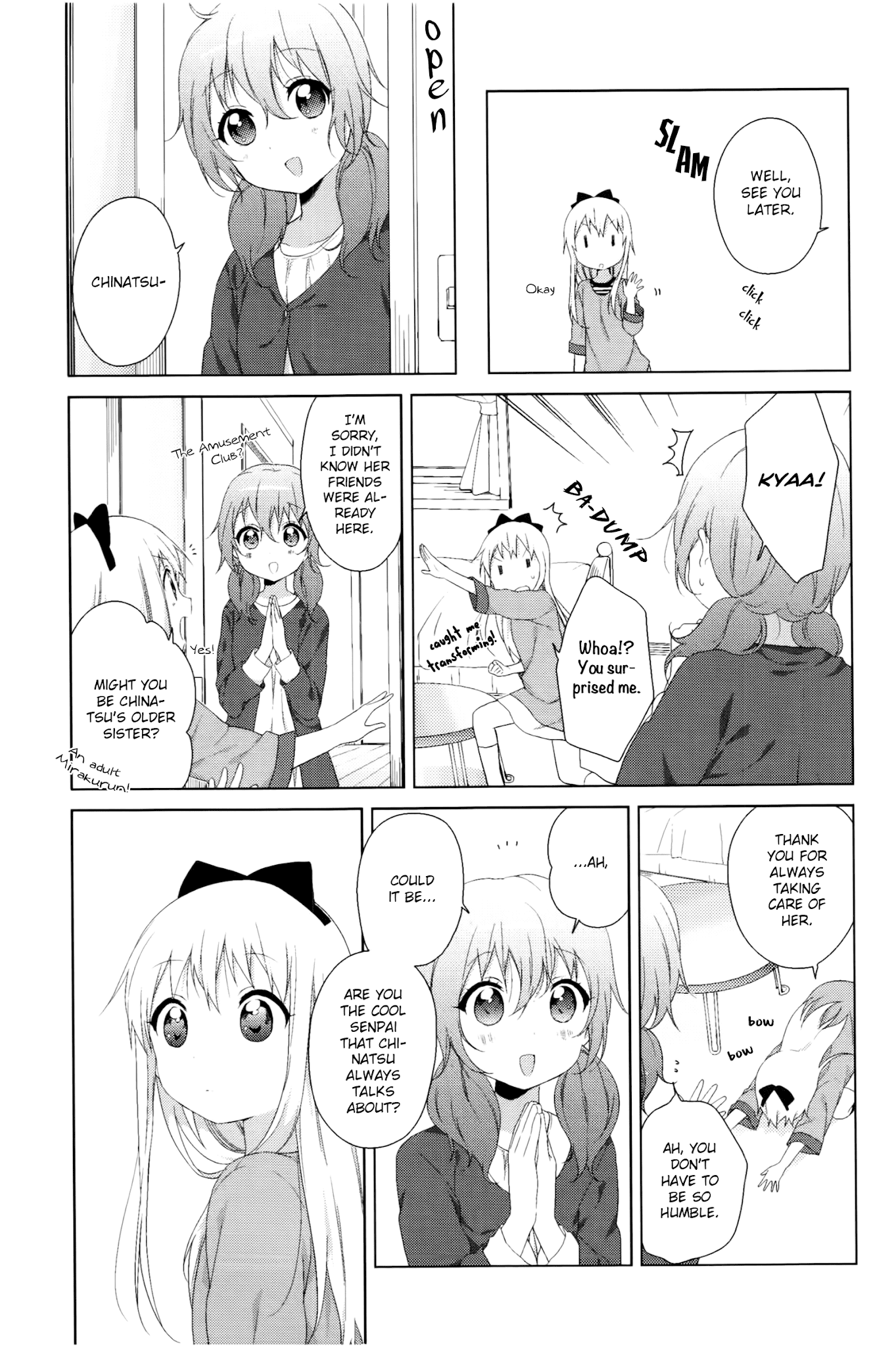 Yuru Yuri chapter 70.8 page 3