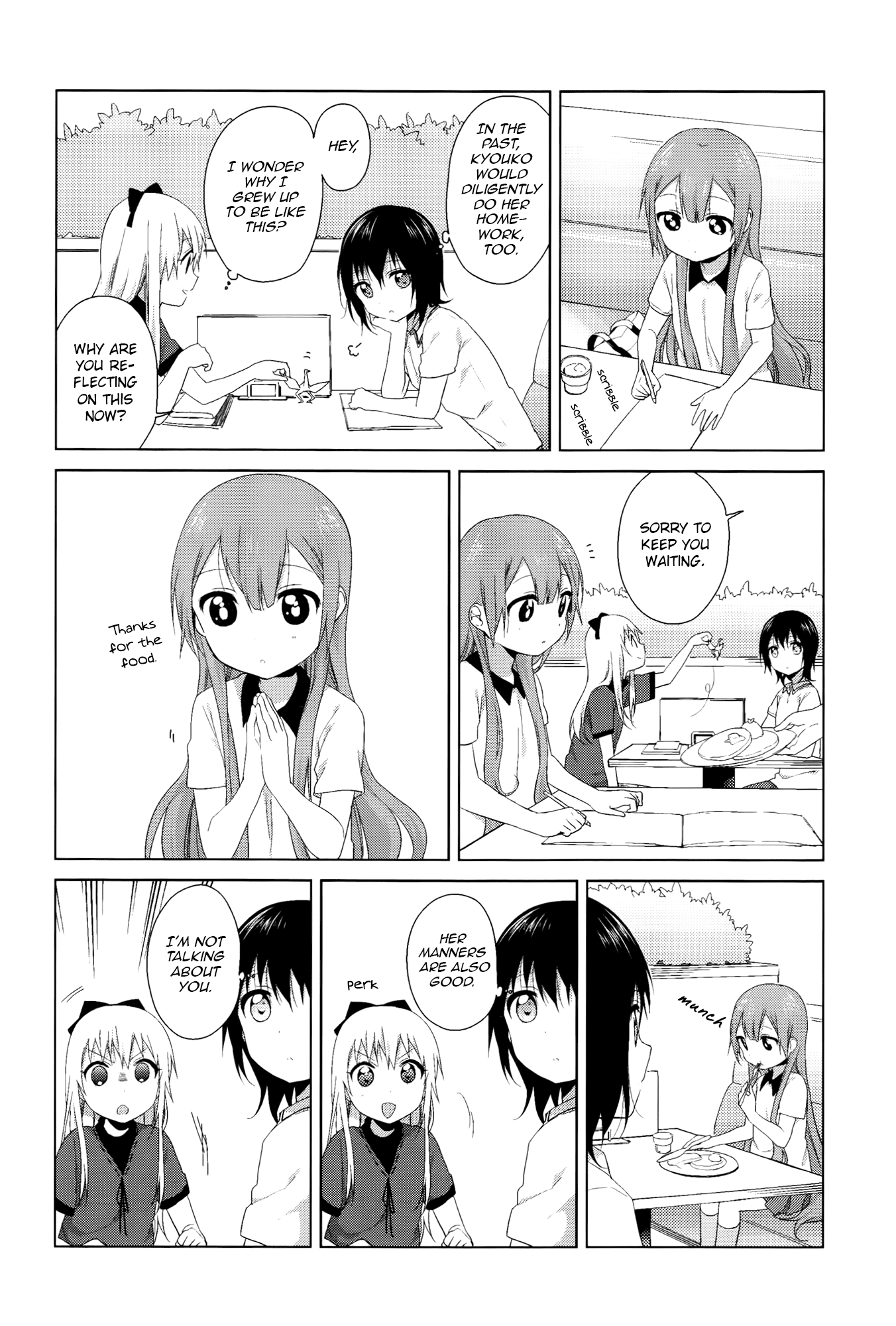 Yuru Yuri chapter 70.9 page 4