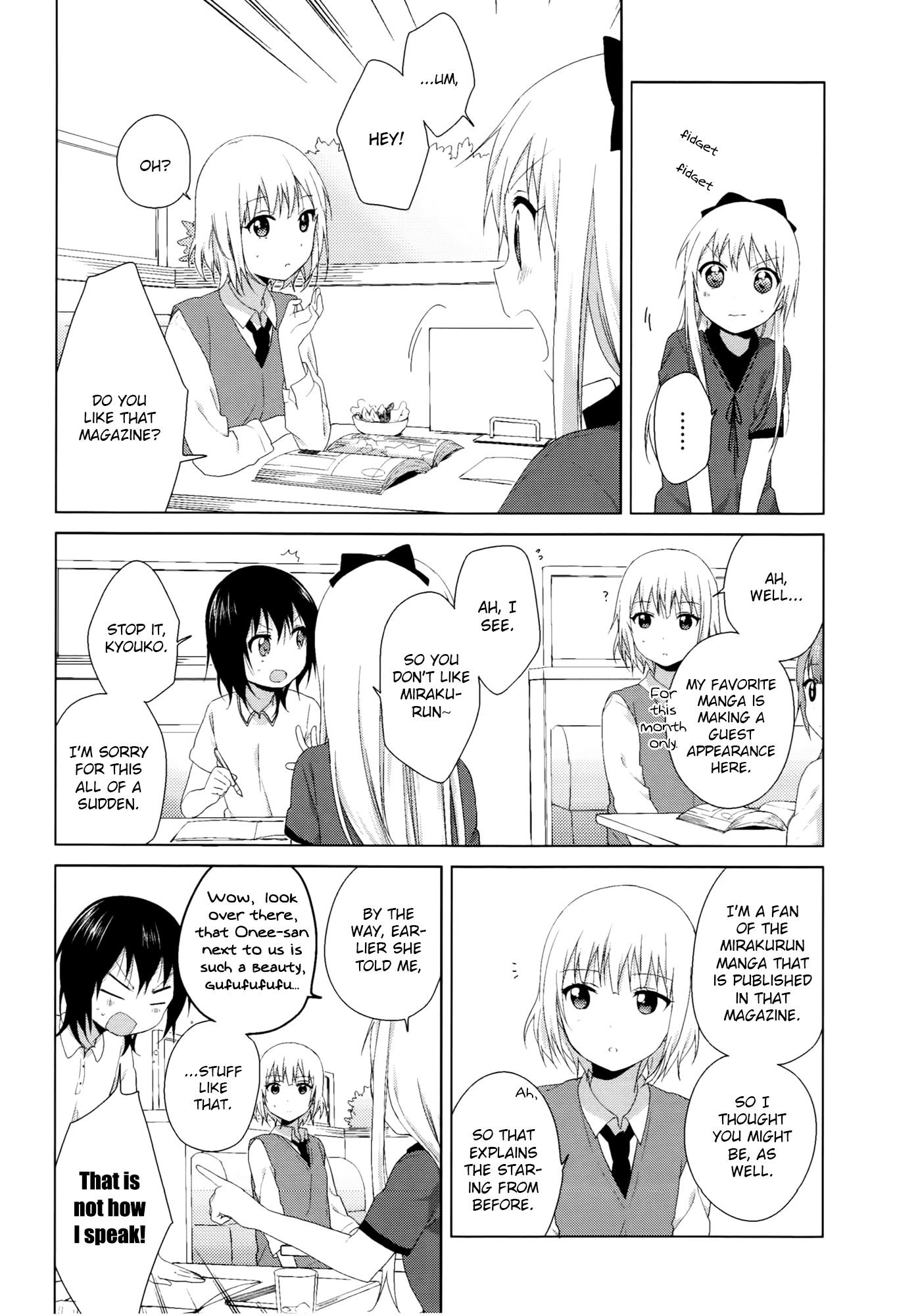Yuru Yuri chapter 70.9 page 8