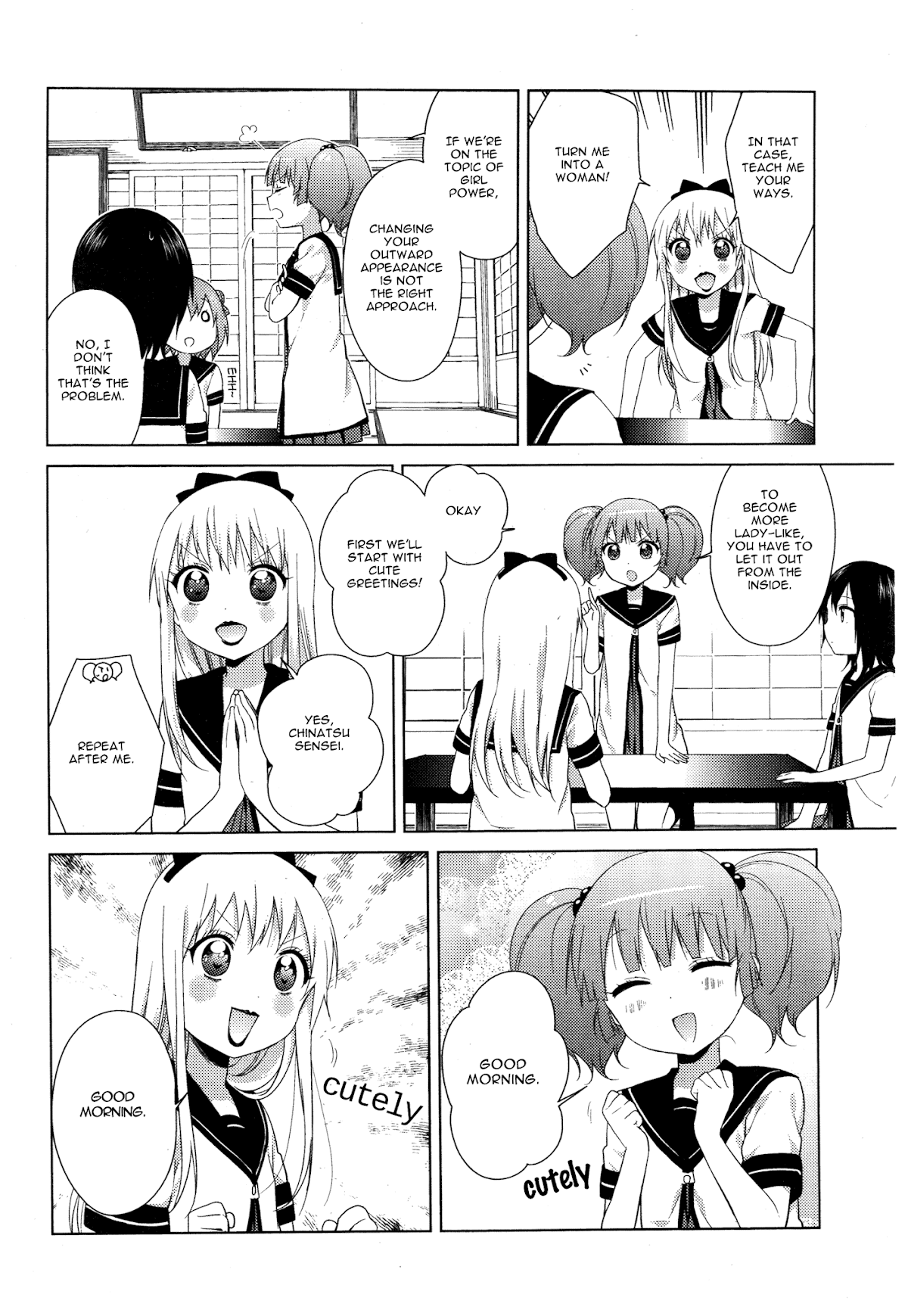 Yuru Yuri chapter 74 page 4