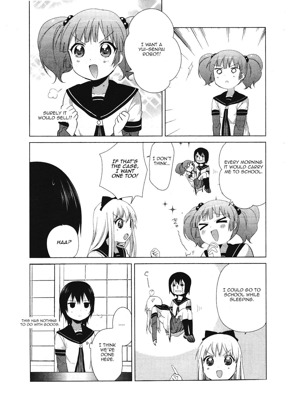 Yuru Yuri chapter 78.5 page 11