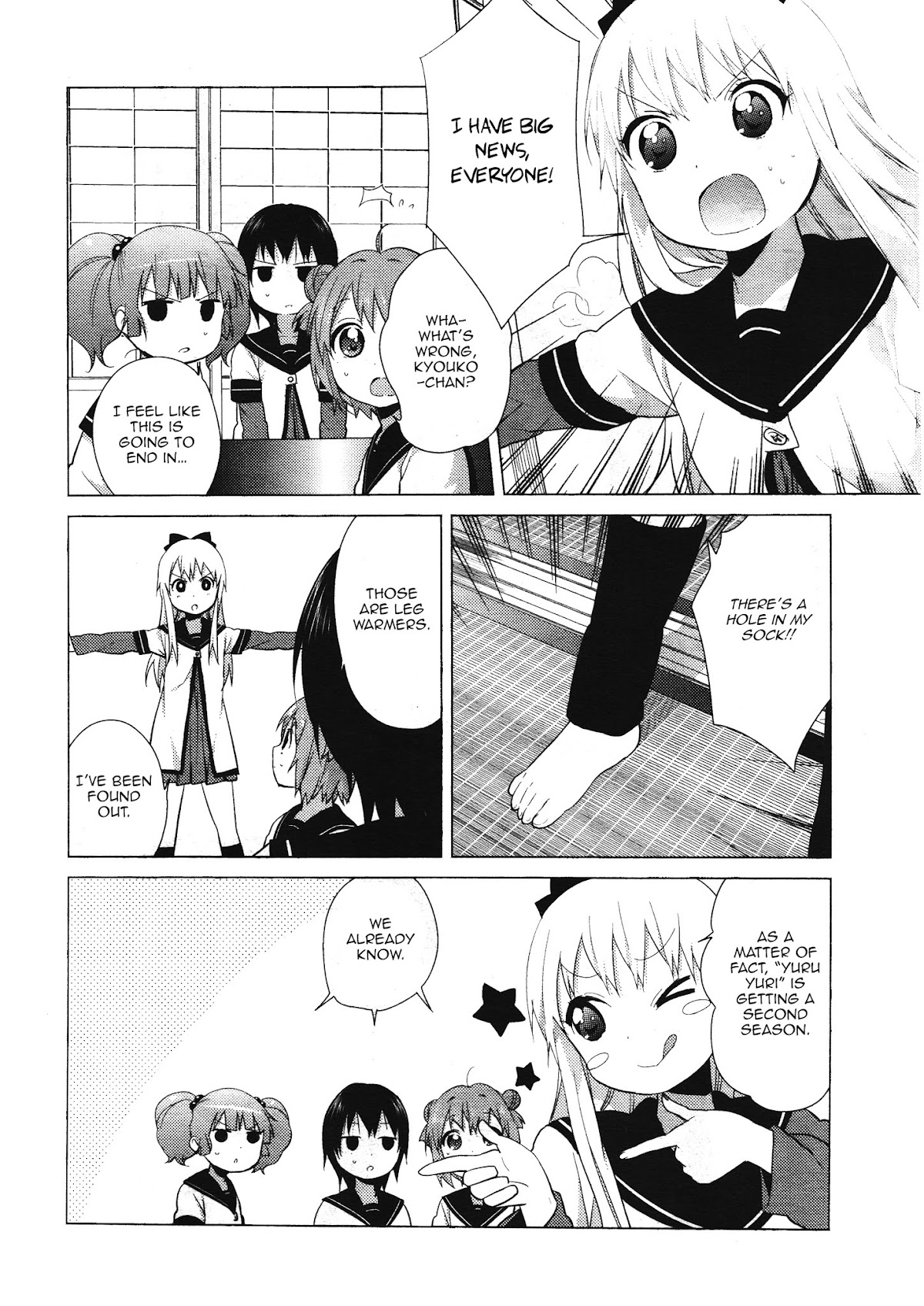 Yuru Yuri chapter 78.5 page 2