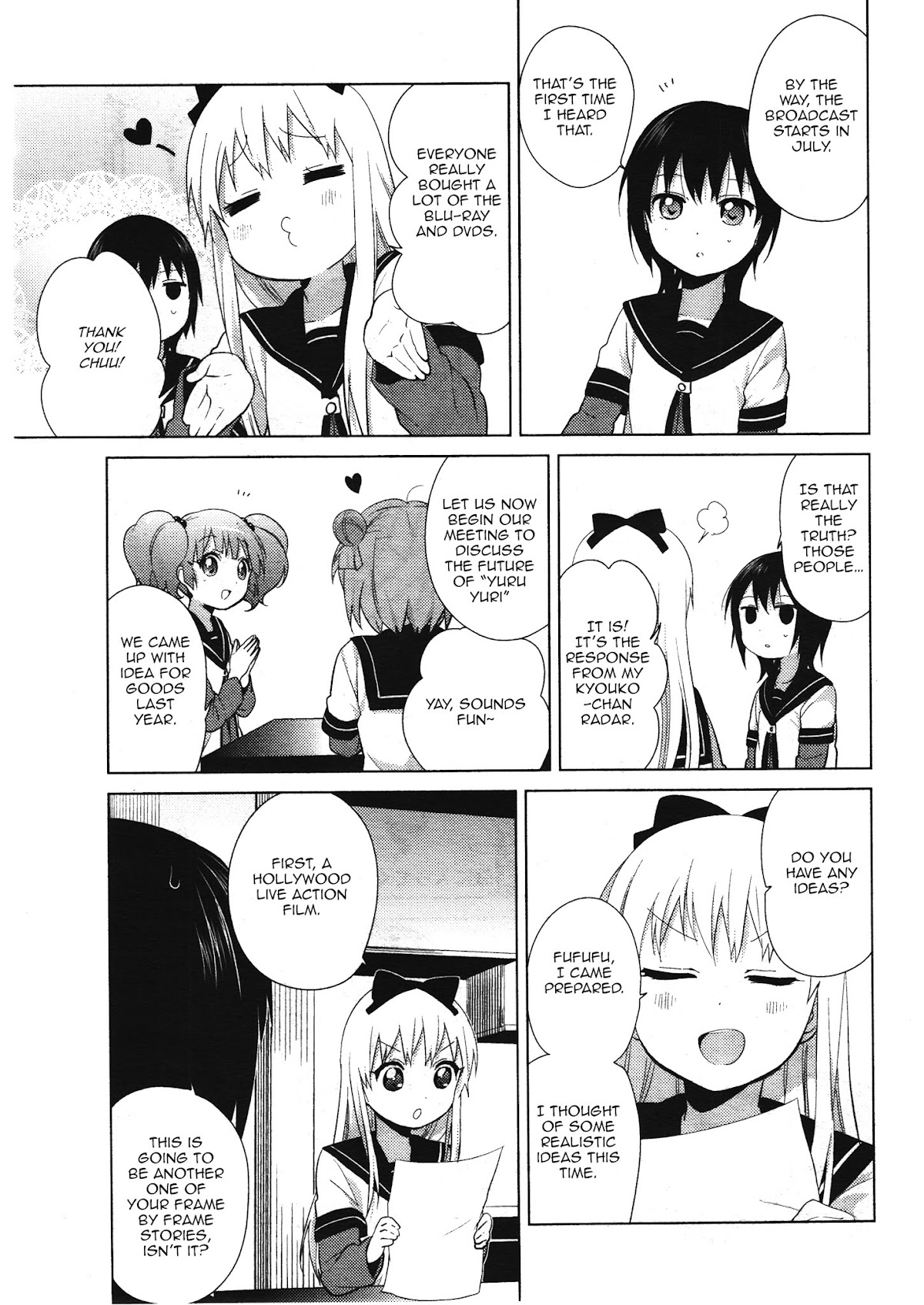 Yuru Yuri chapter 78.5 page 3