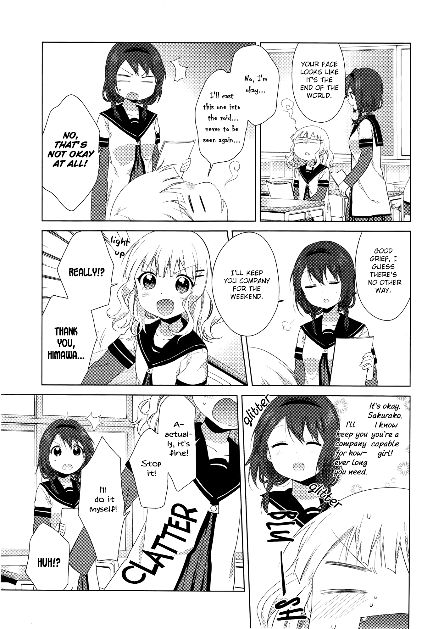 Yuru Yuri chapter 85 page 7