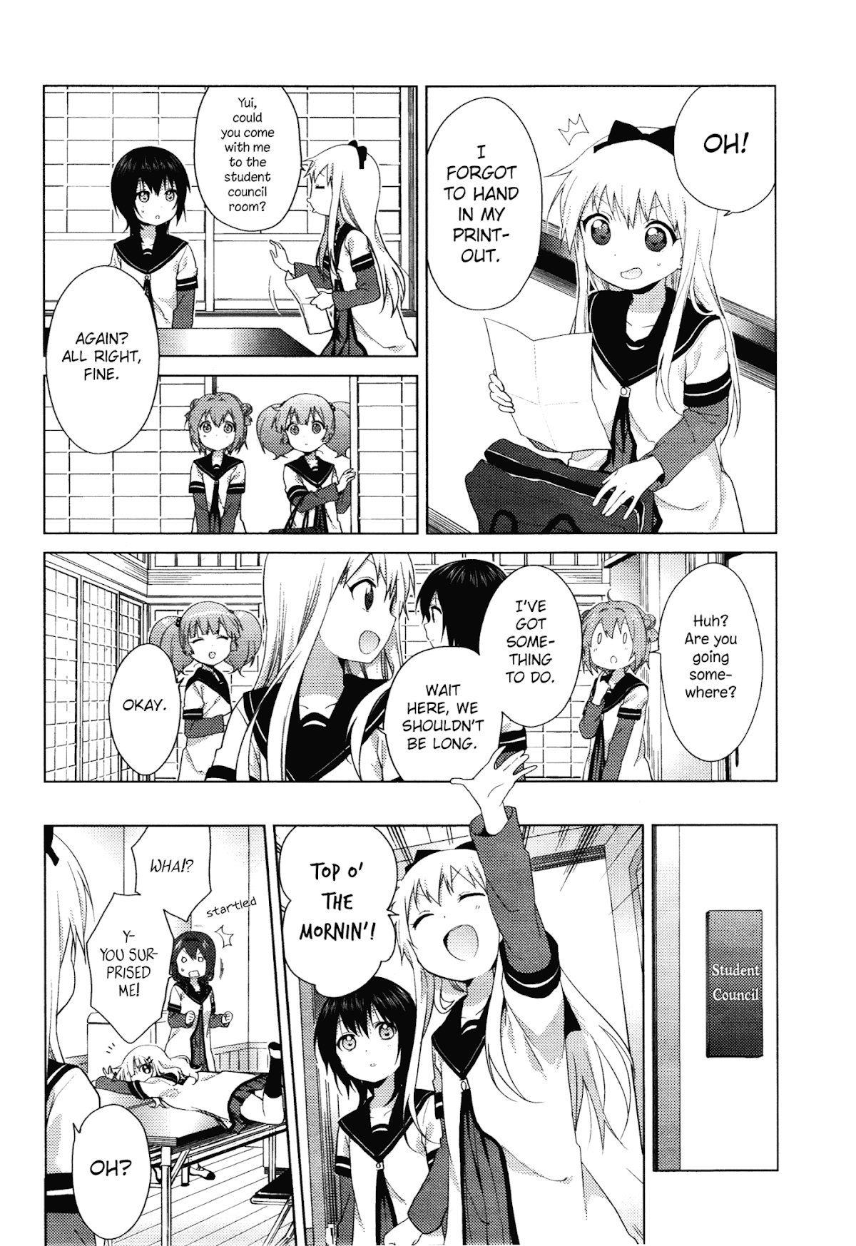 Yuru Yuri chapter 95 page 2