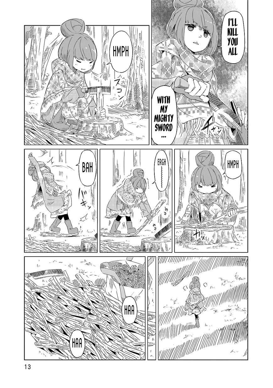 Yurucamp chapter 1 page 13