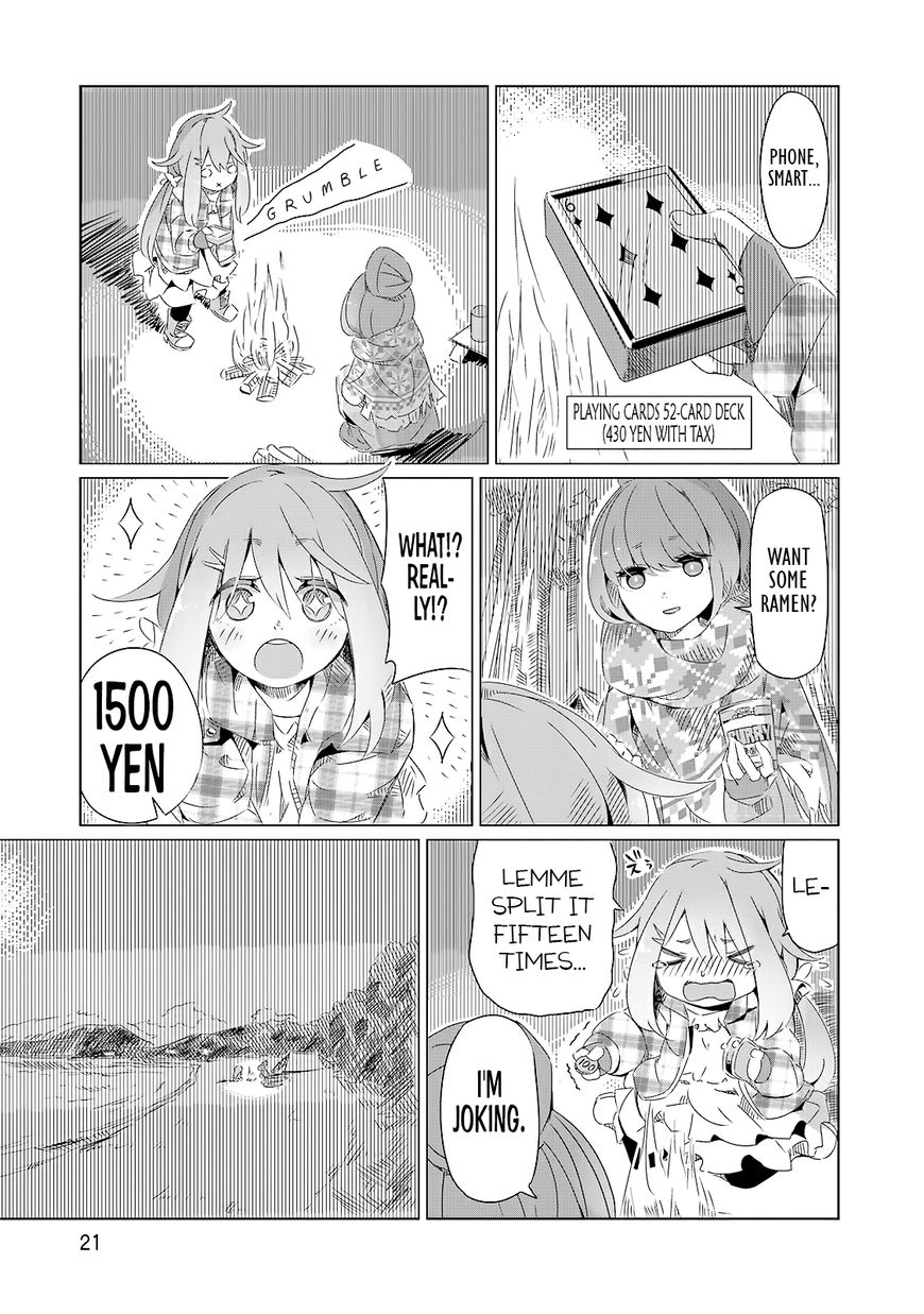 Yurucamp chapter 1 page 21