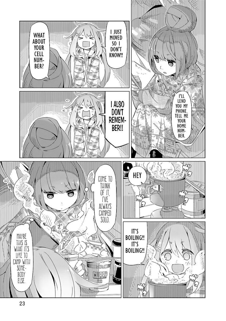 Yurucamp chapter 1 page 23