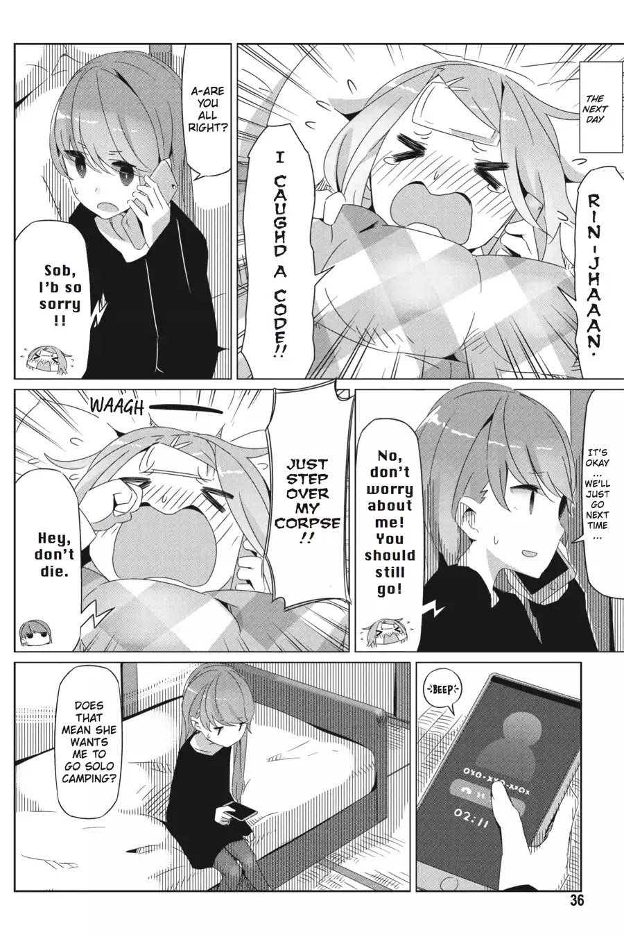 Yurucamp chapter 15 page 4