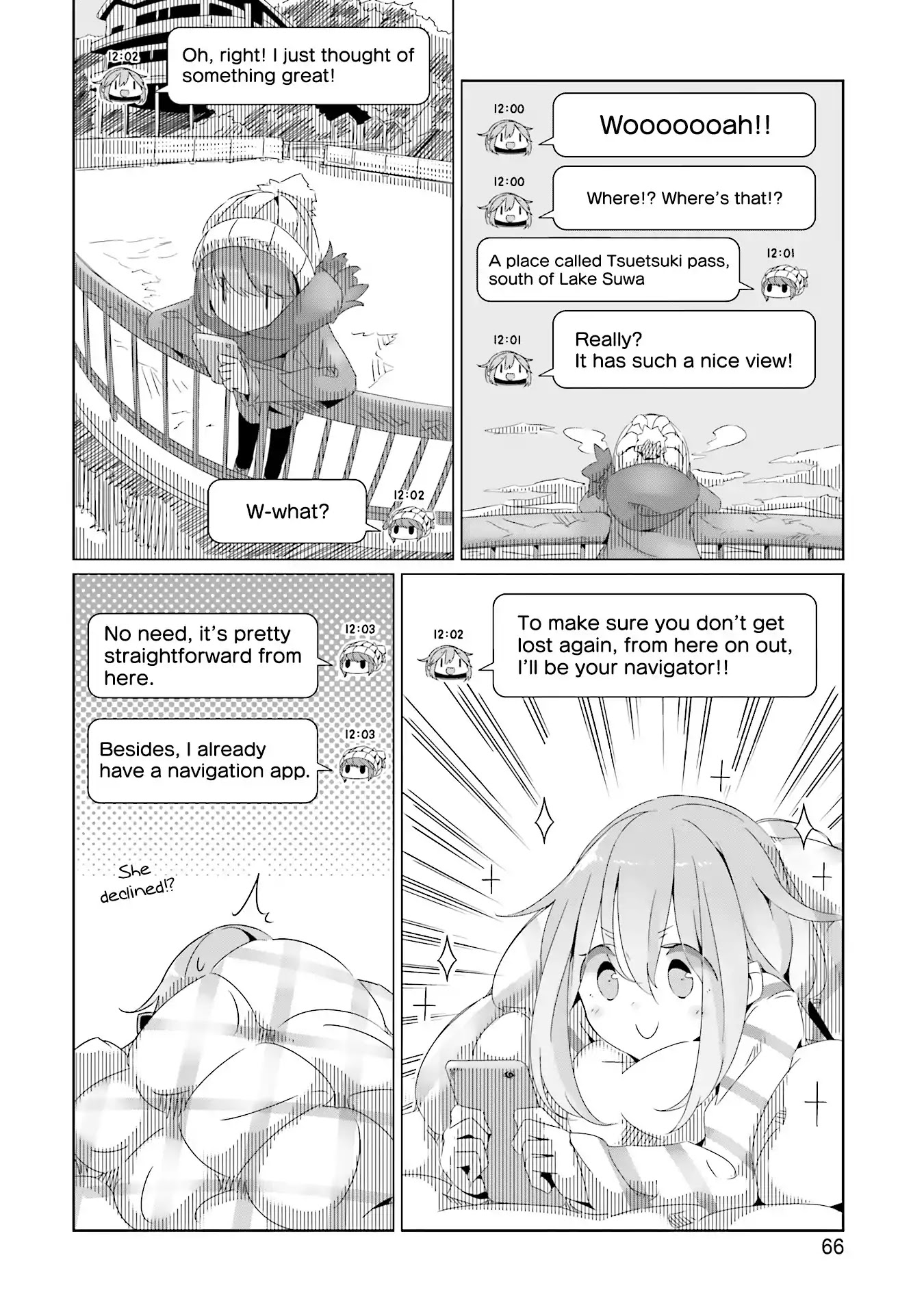 Yurucamp chapter 16 page 4