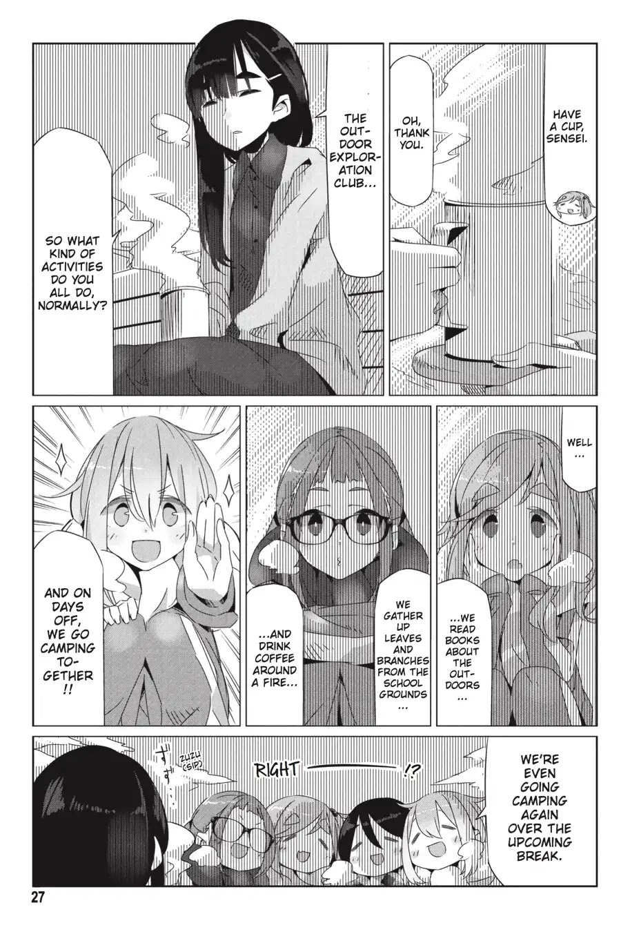 Yurucamp chapter 19 page 28