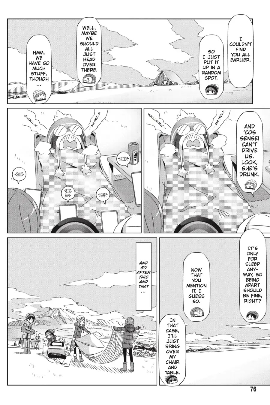 Yurucamp chapter 21 page 14