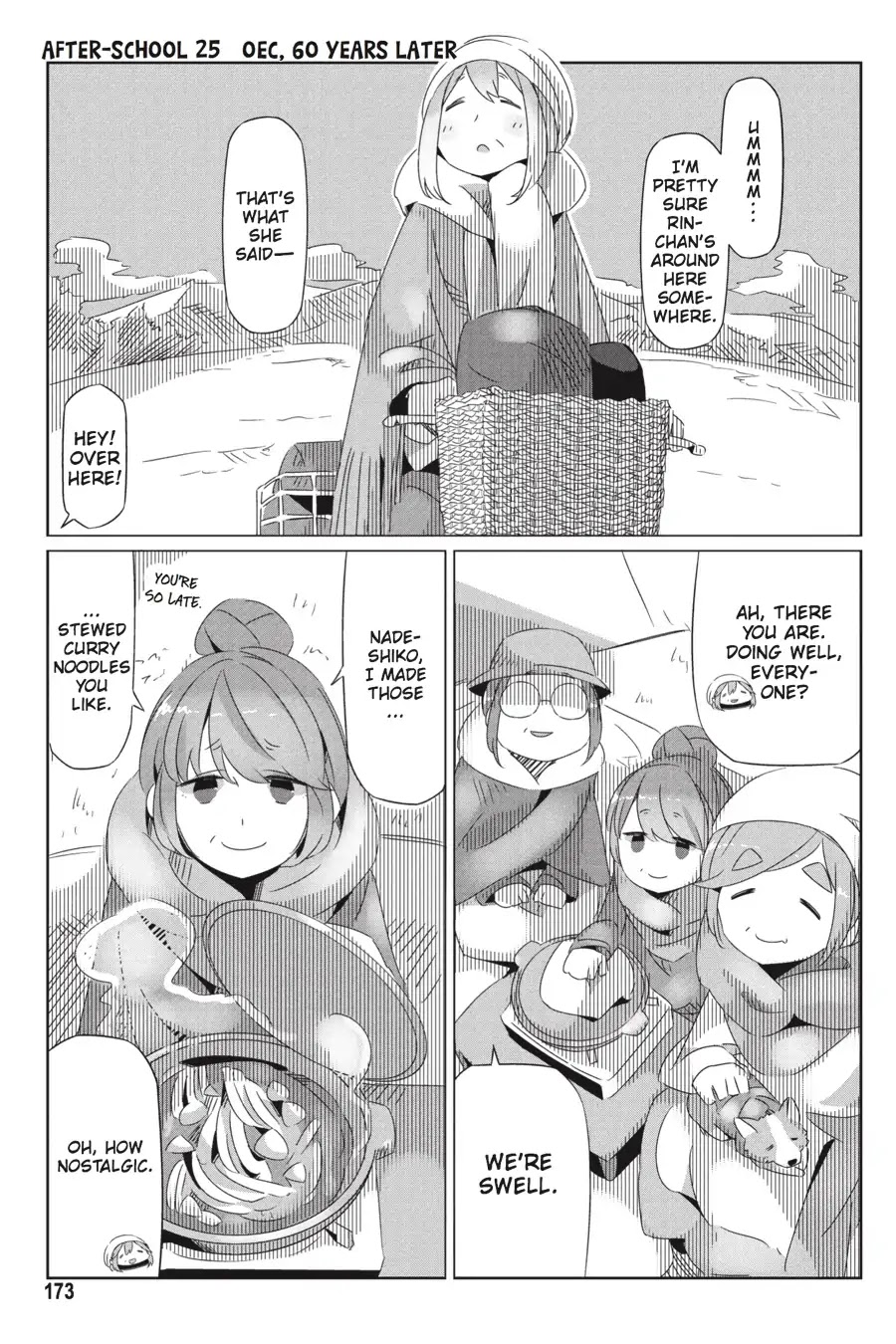 Yurucamp chapter 23.5 page 25