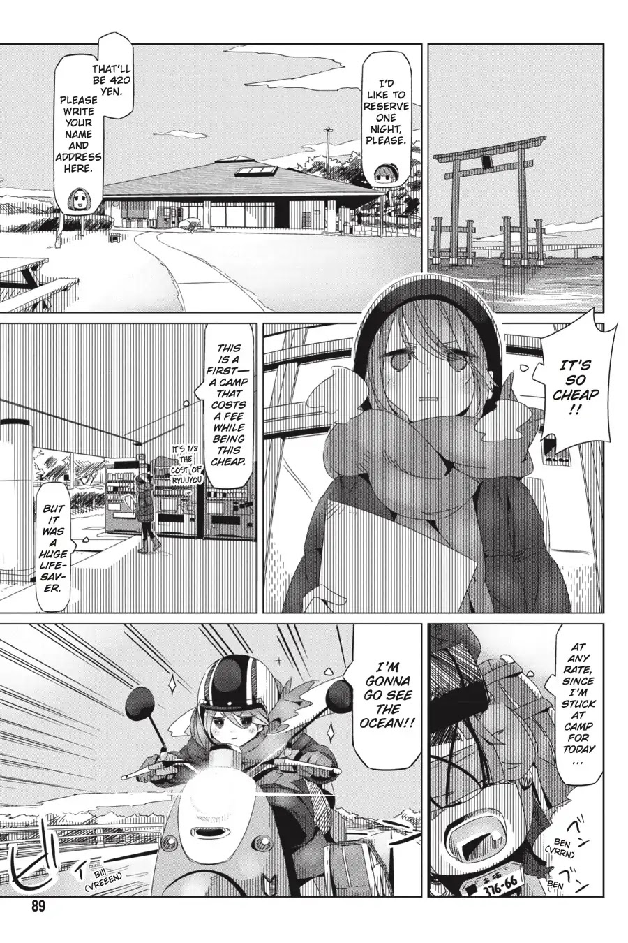 Yurucamp chapter 27 page 1