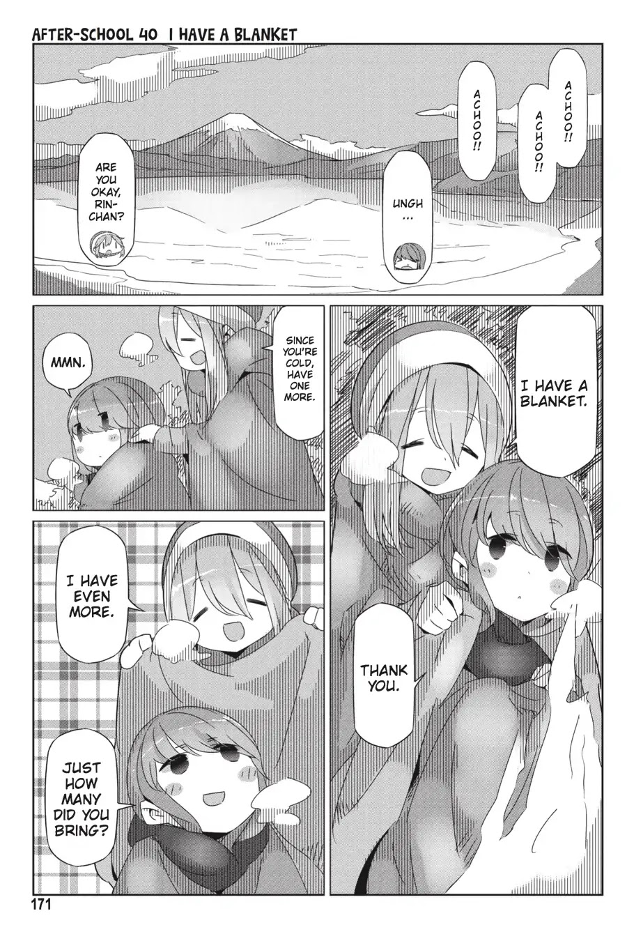 Yurucamp chapter 28.5 page 27