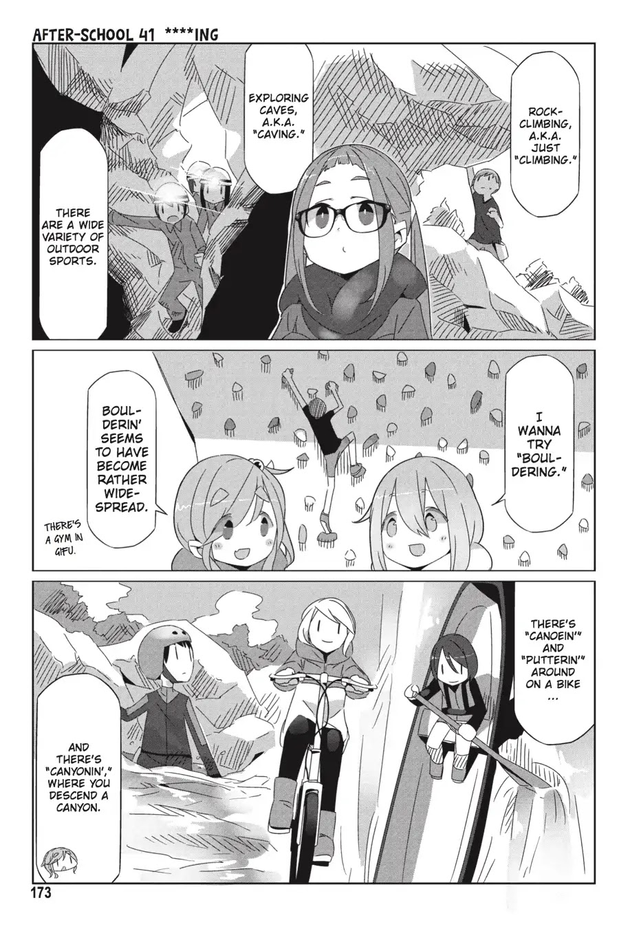Yurucamp chapter 28.5 page 29