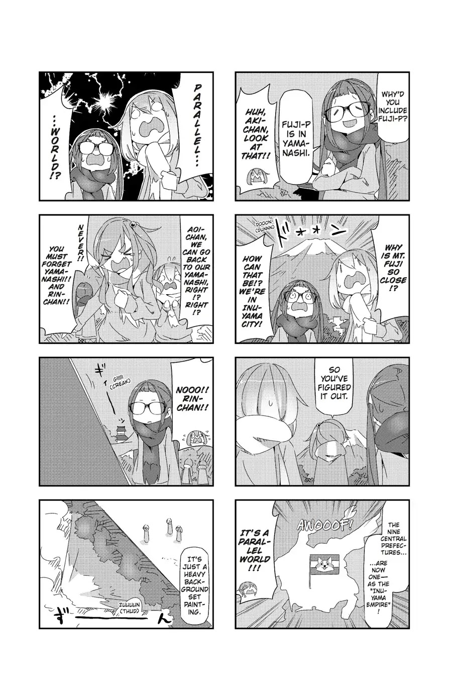 Yurucamp chapter 28.5 page 35