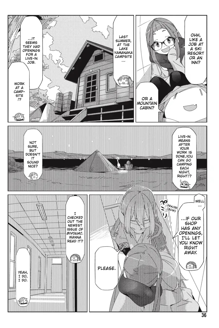 Yurucamp chapter 30 page 8