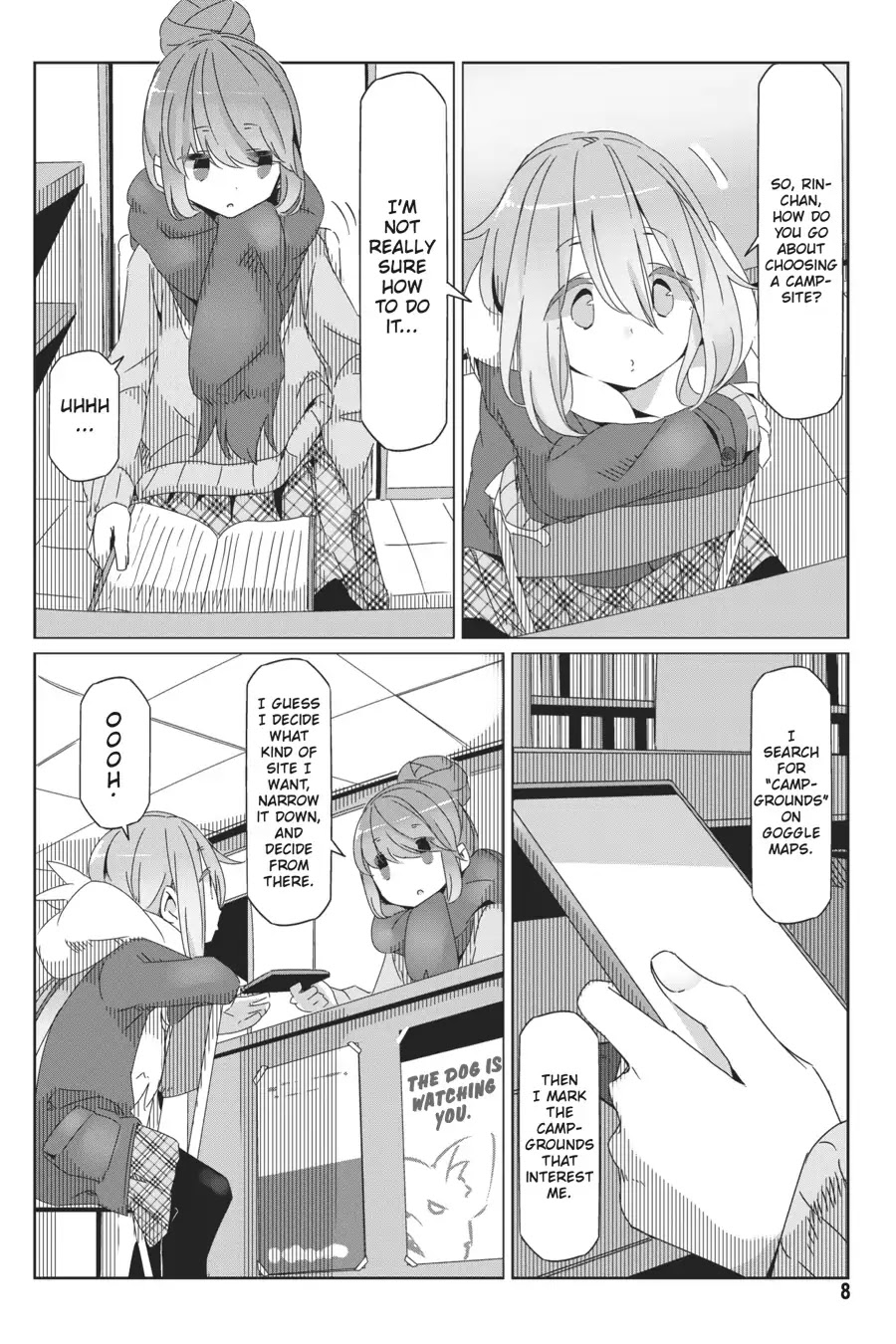 Yurucamp chapter 35 page 9