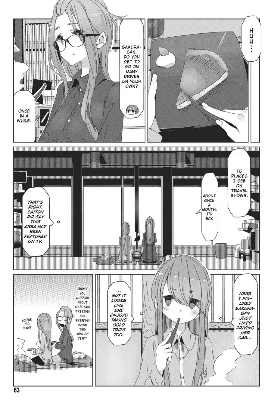 Yurucamp chapter 37 page 9