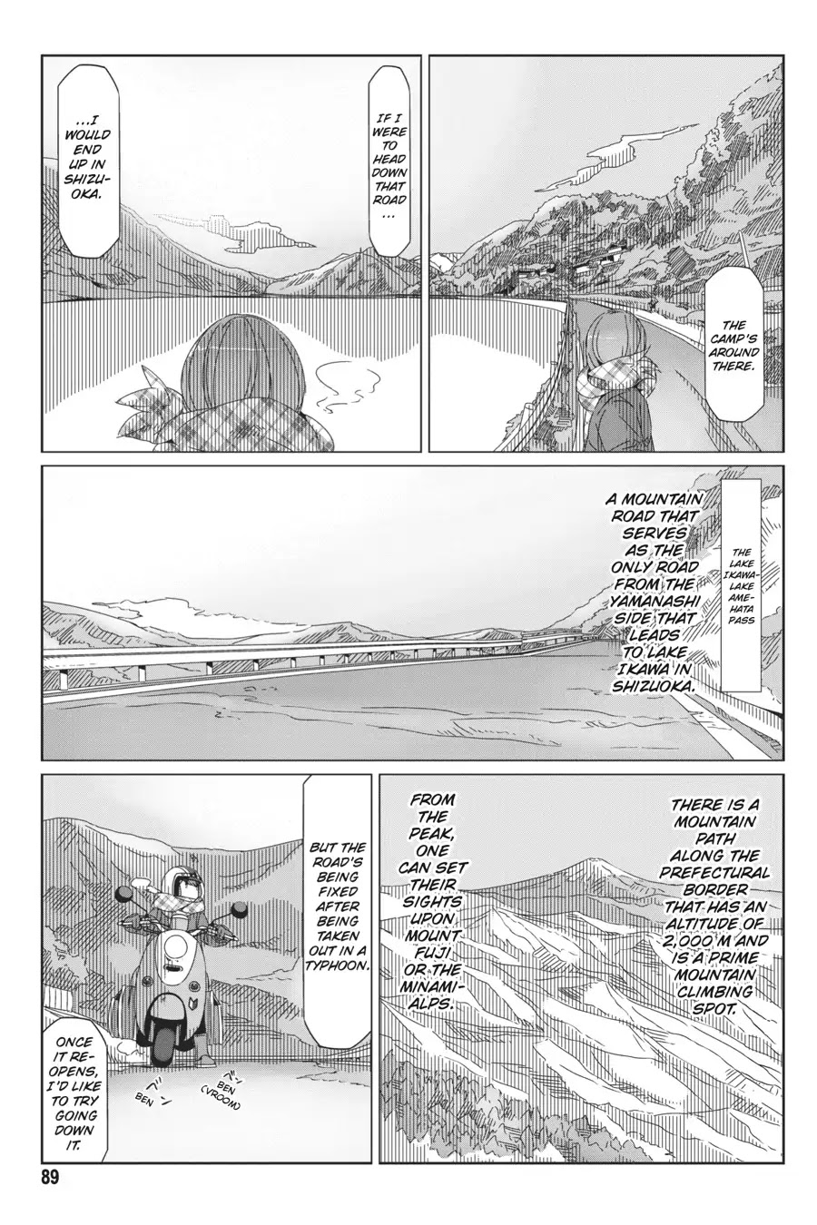 Yurucamp chapter 38 page 9