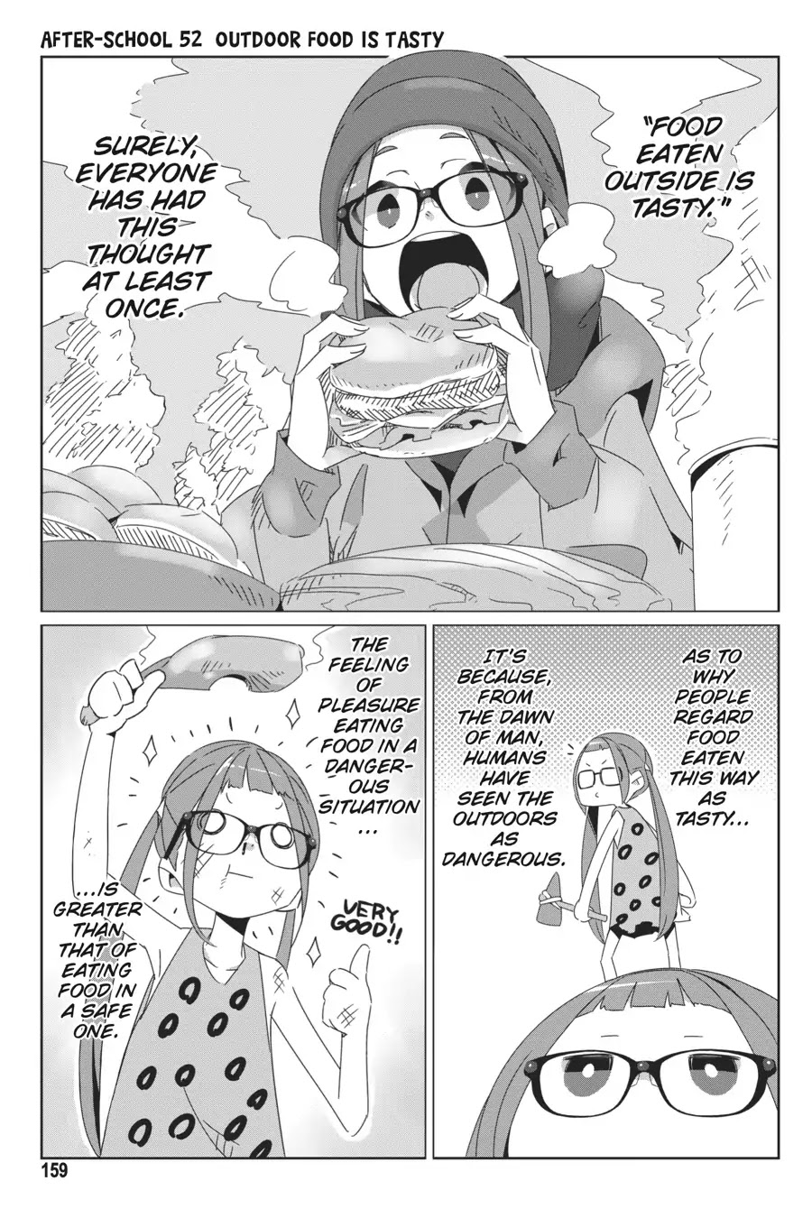 Yurucamp chapter 40.5 page 1