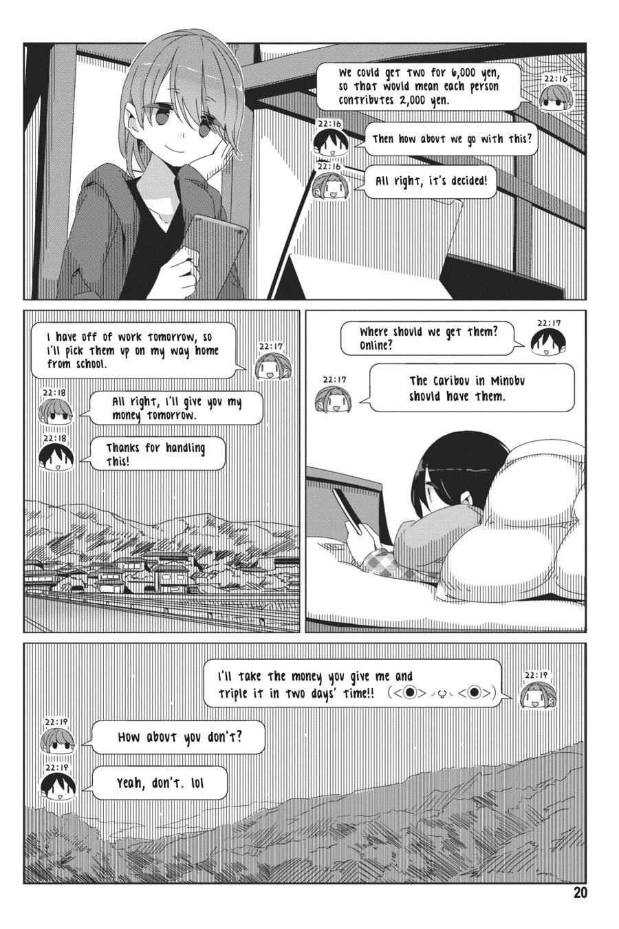 Yurucamp chapter 41 page 21