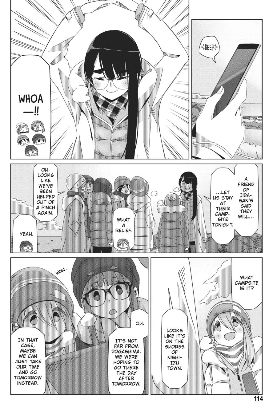 Yurucamp chapter 45 page 8