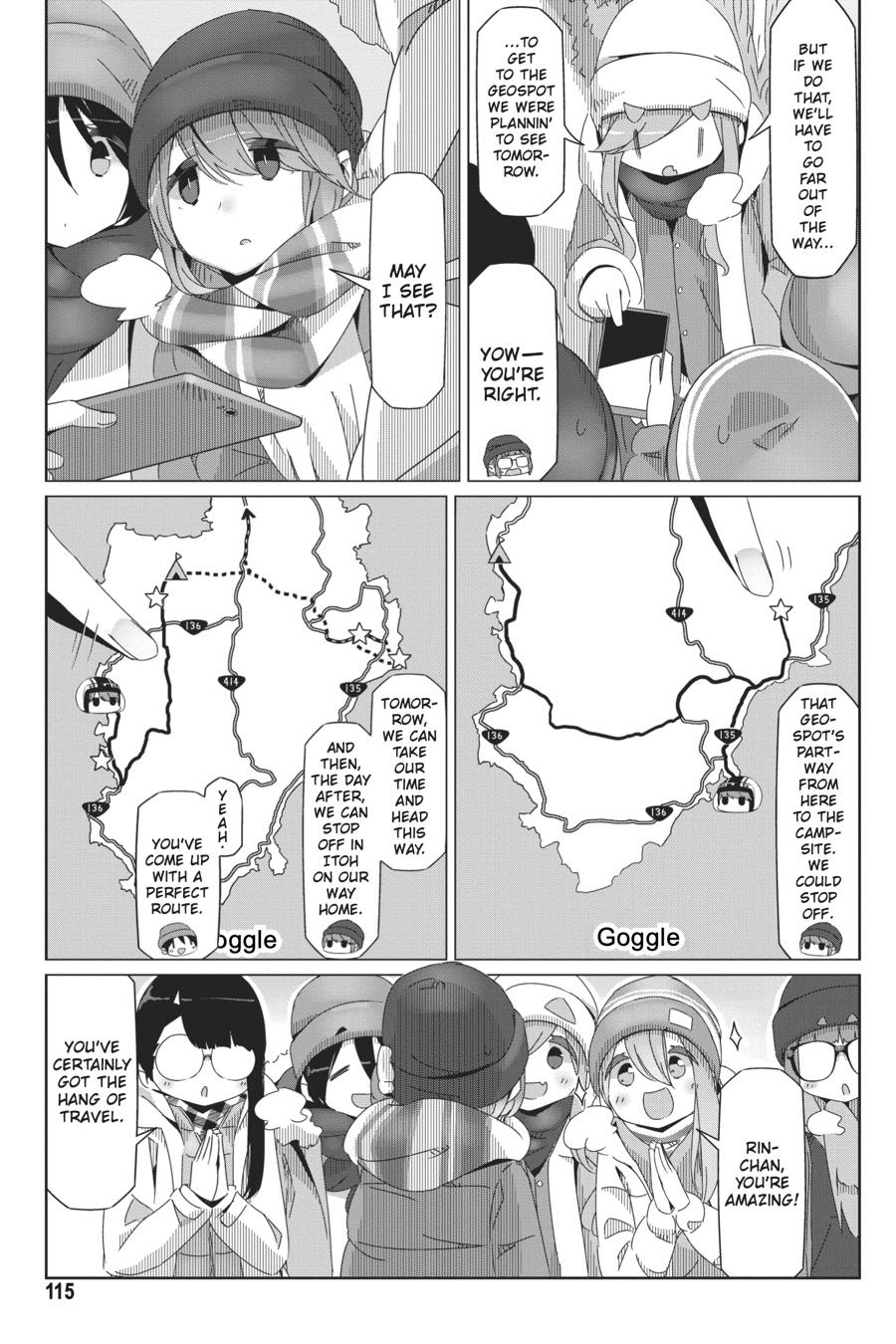 Yurucamp chapter 45 page 9