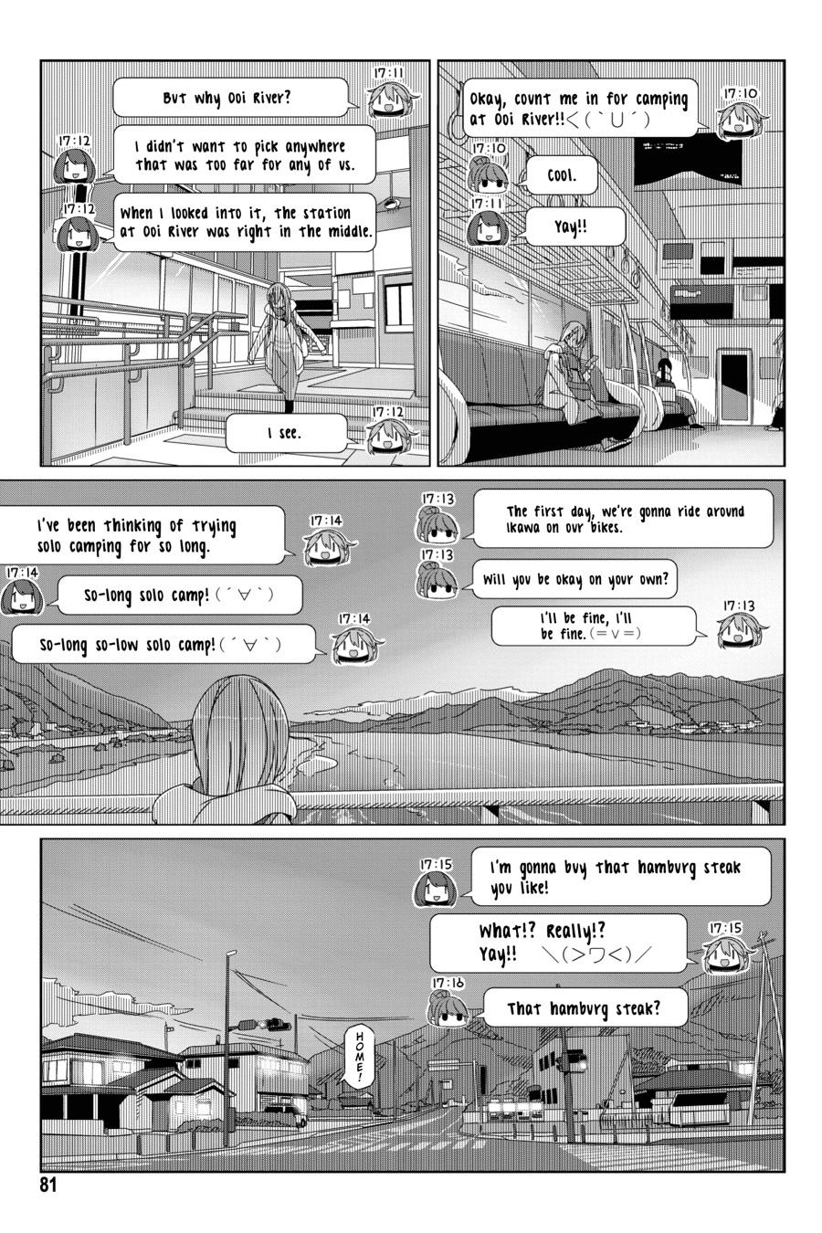 Yurucamp chapter 56 page 1