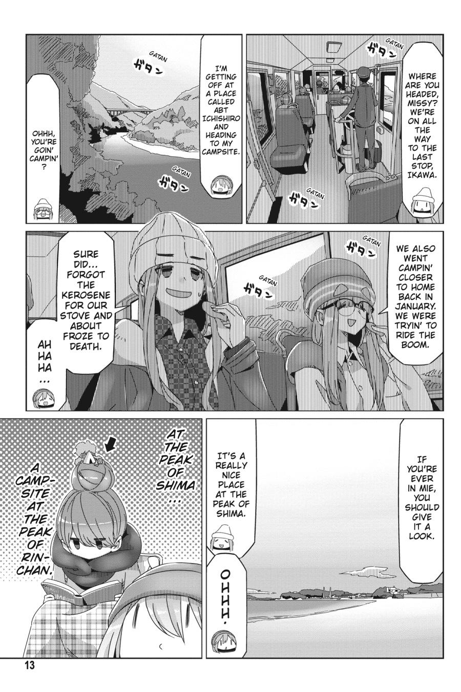 Yurucamp chapter 58 page 14