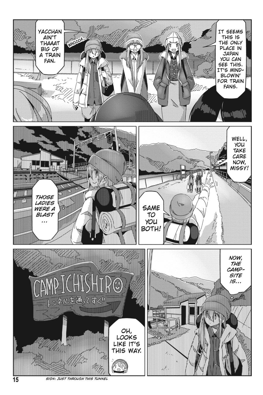 Yurucamp chapter 58 page 16