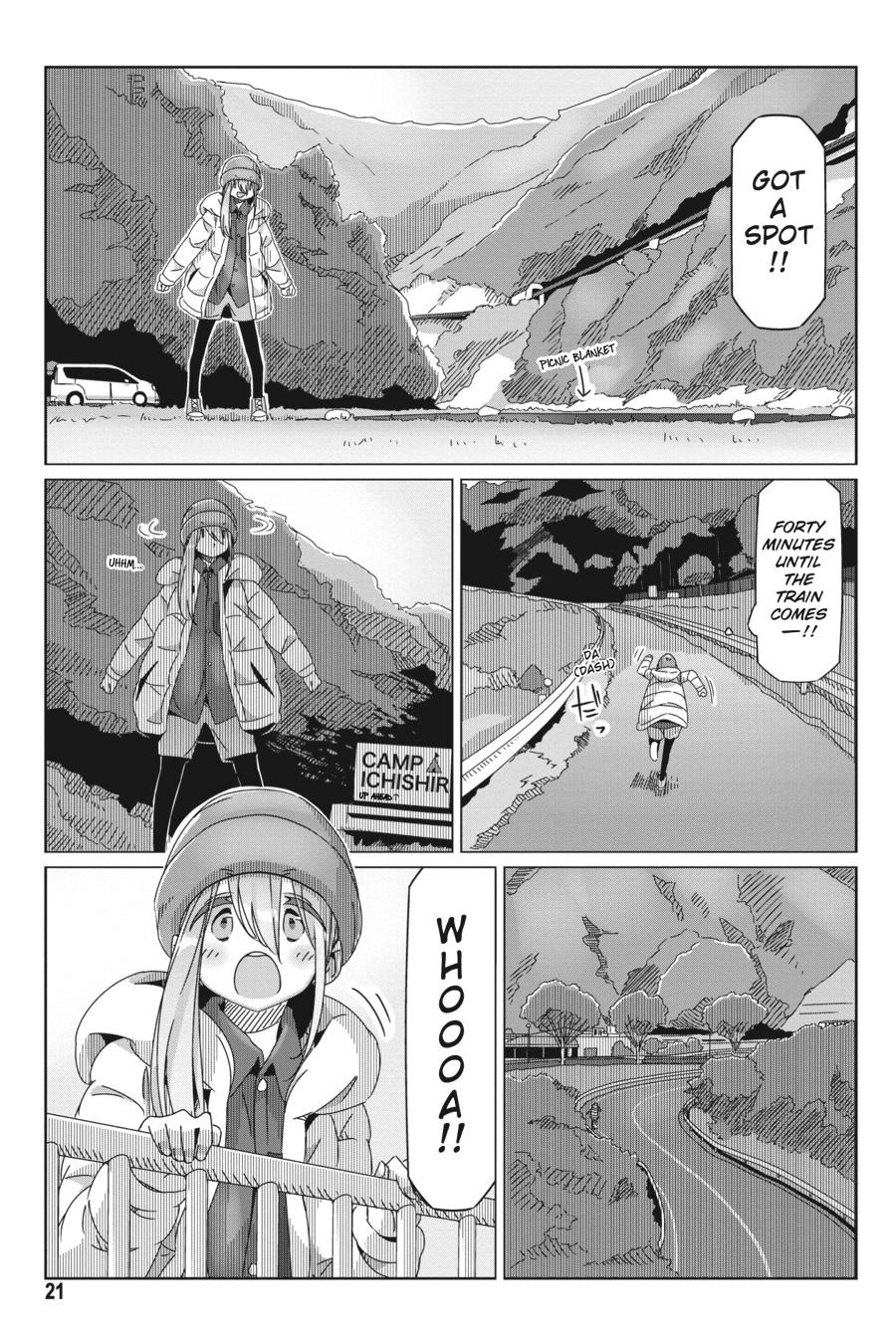 Yurucamp chapter 58 page 22