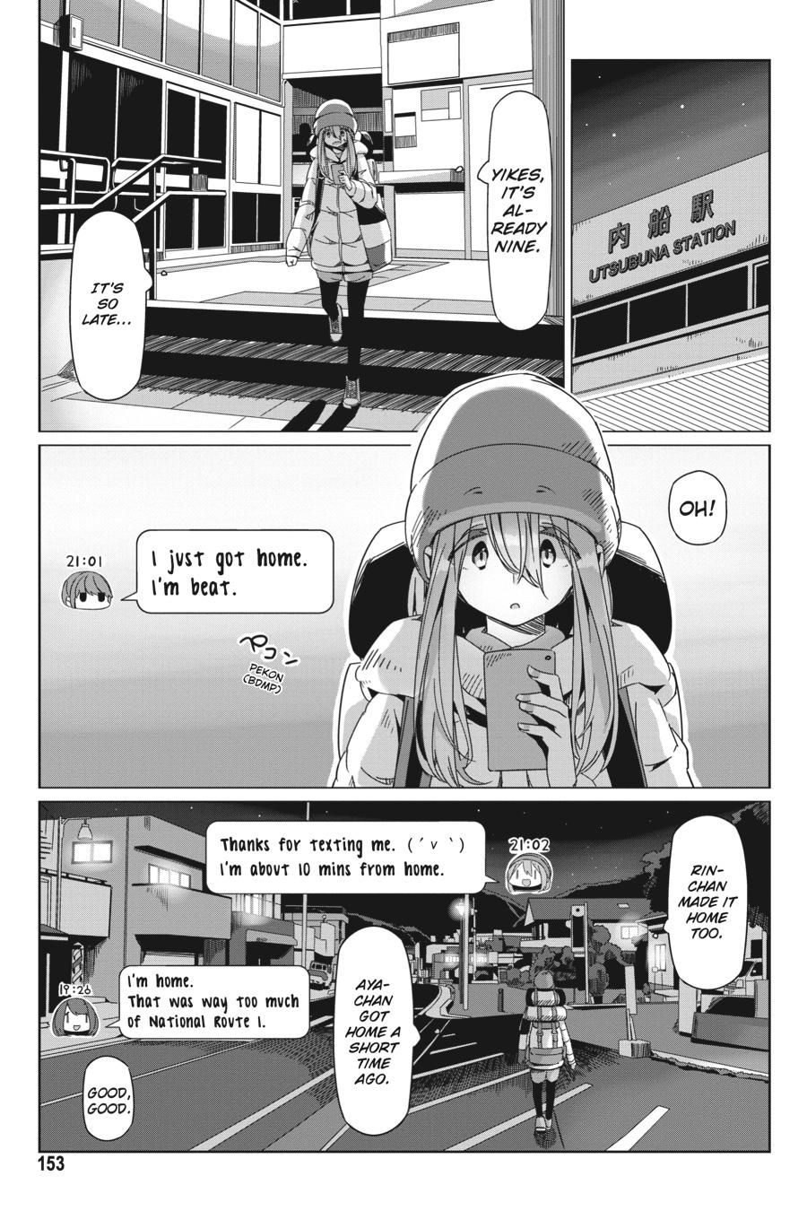 Yurucamp chapter 63 page 21