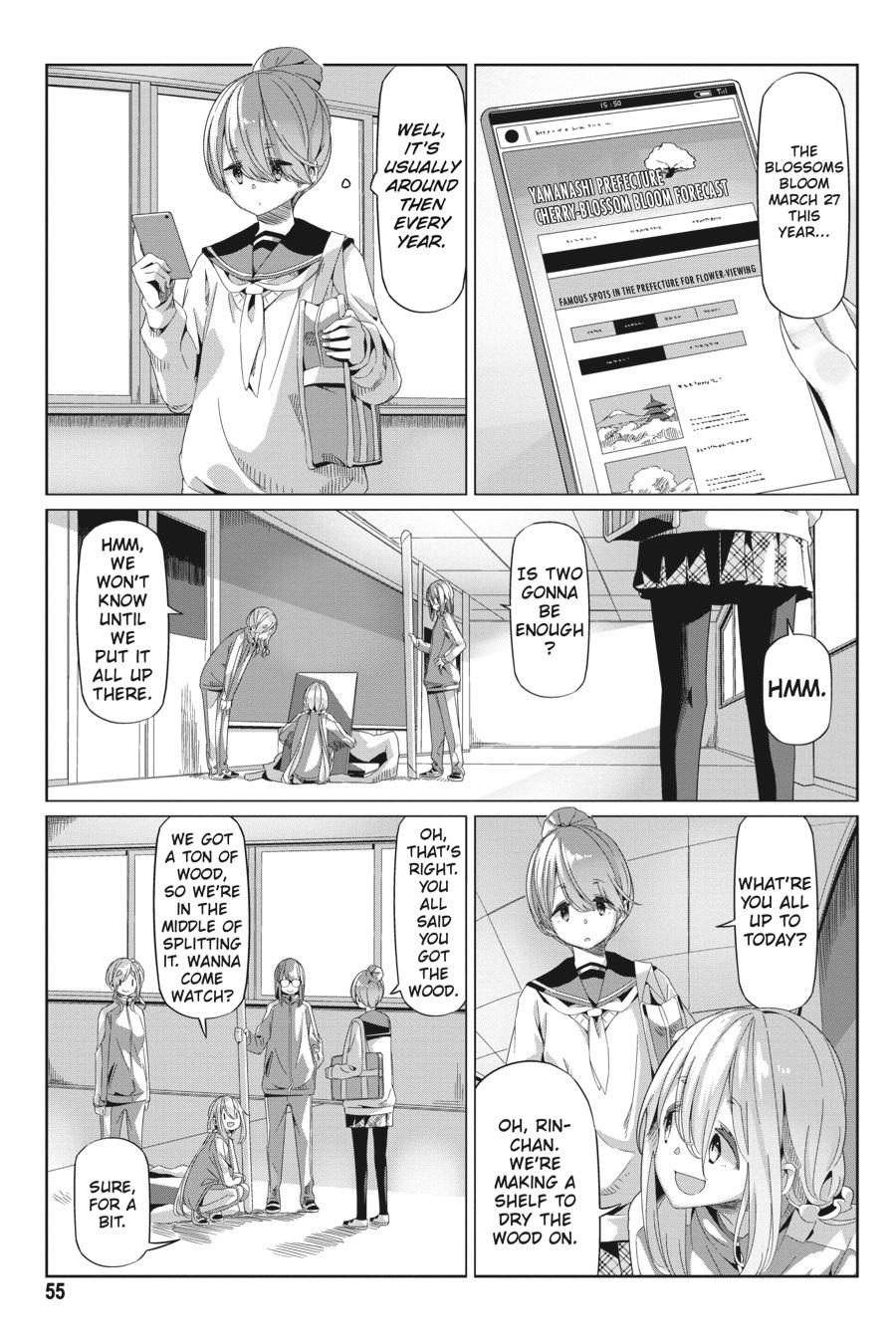 Yurucamp chapter 66 page 1