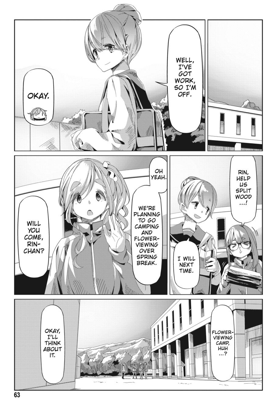 Yurucamp chapter 66 page 9