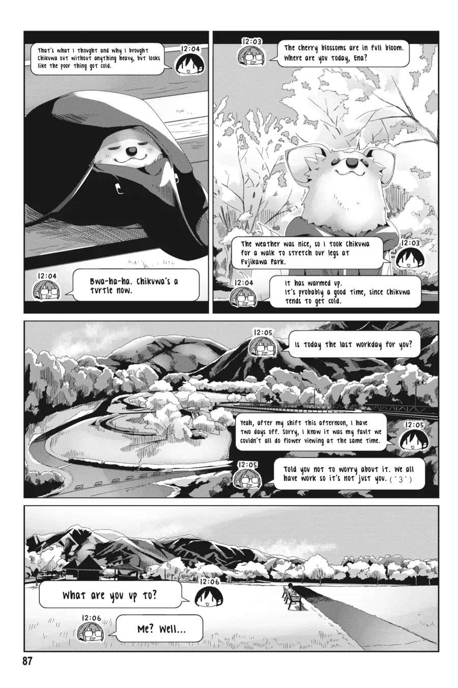 Yurucamp chapter 73 page 7