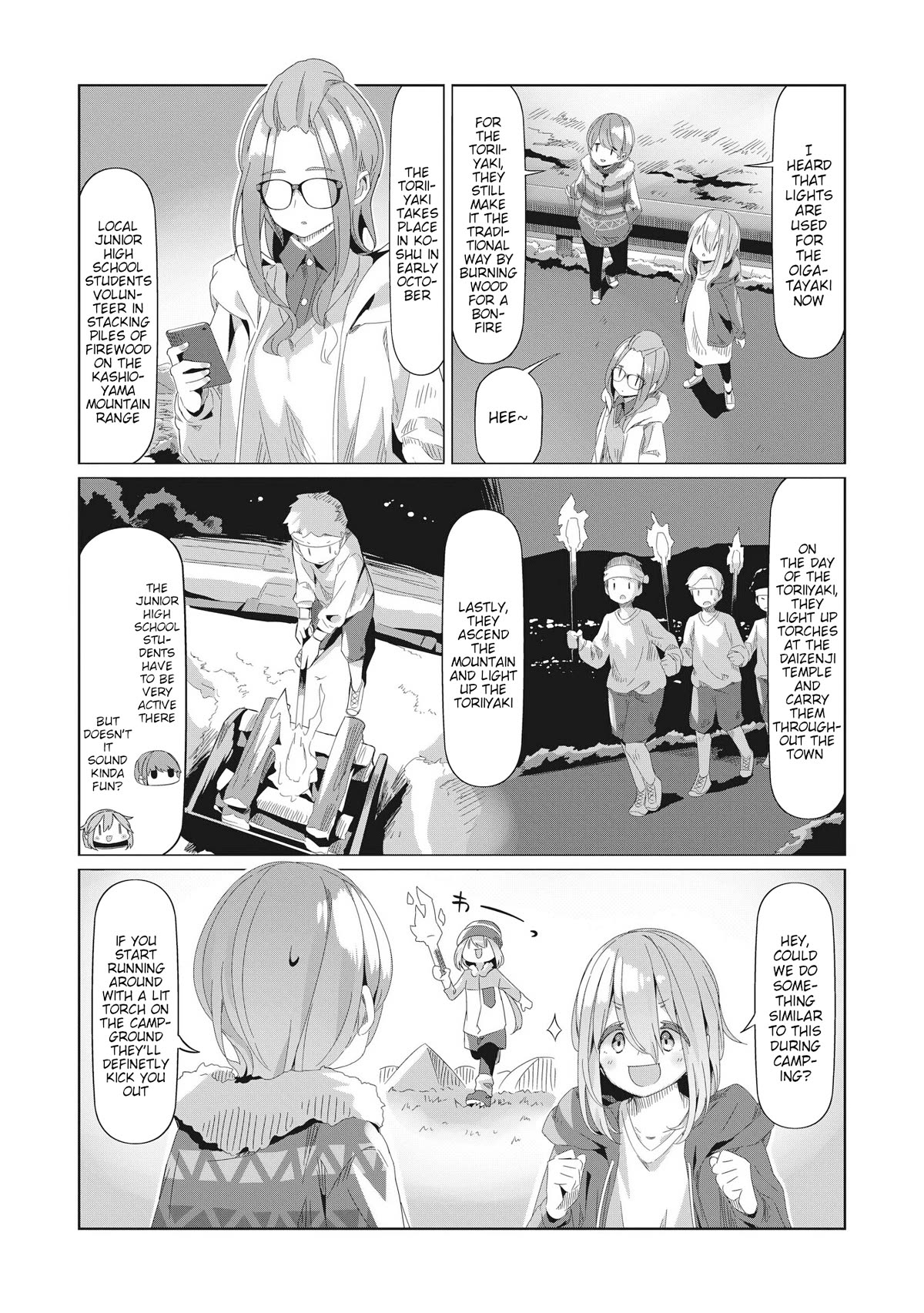 Yurucamp chapter 76 page 13