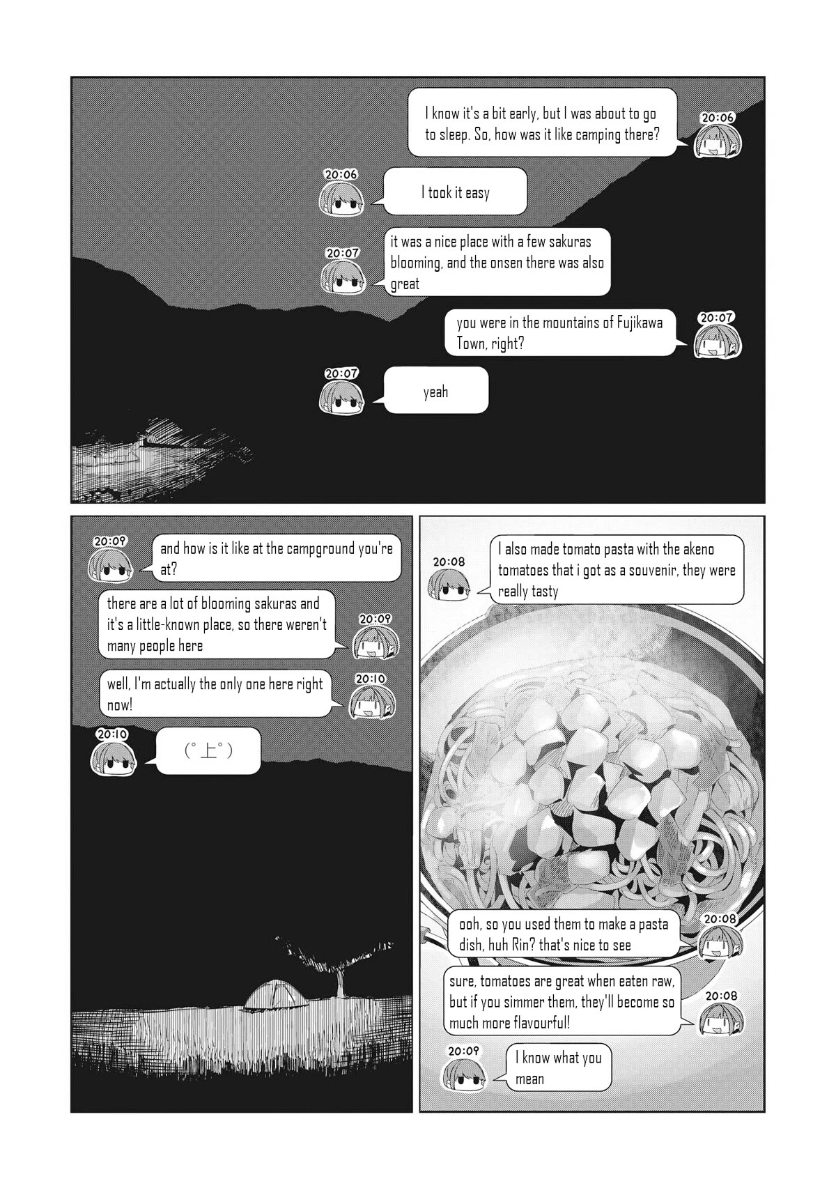 Yurucamp chapter 77 page 9