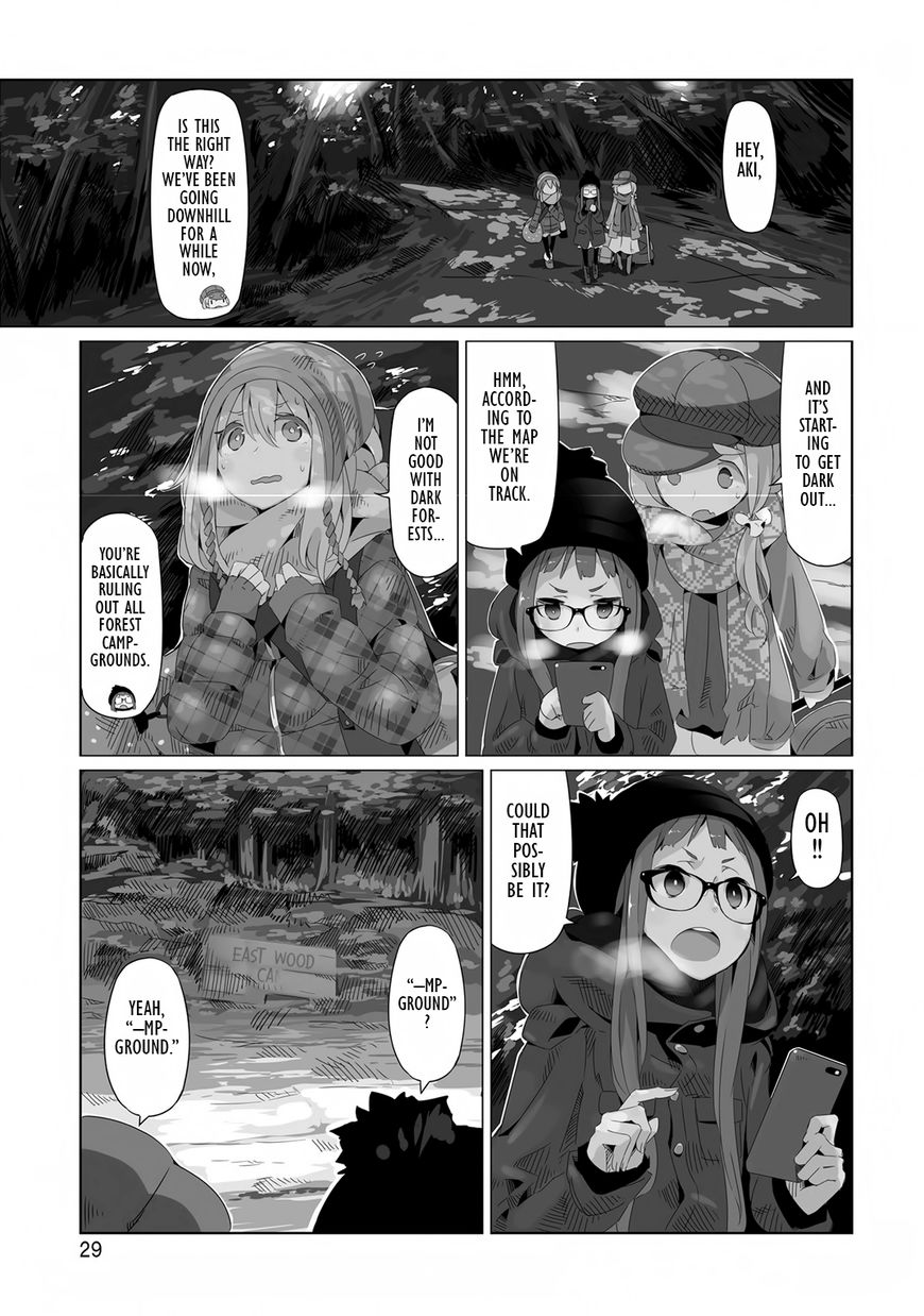 Yurucamp chapter 8 page 1
