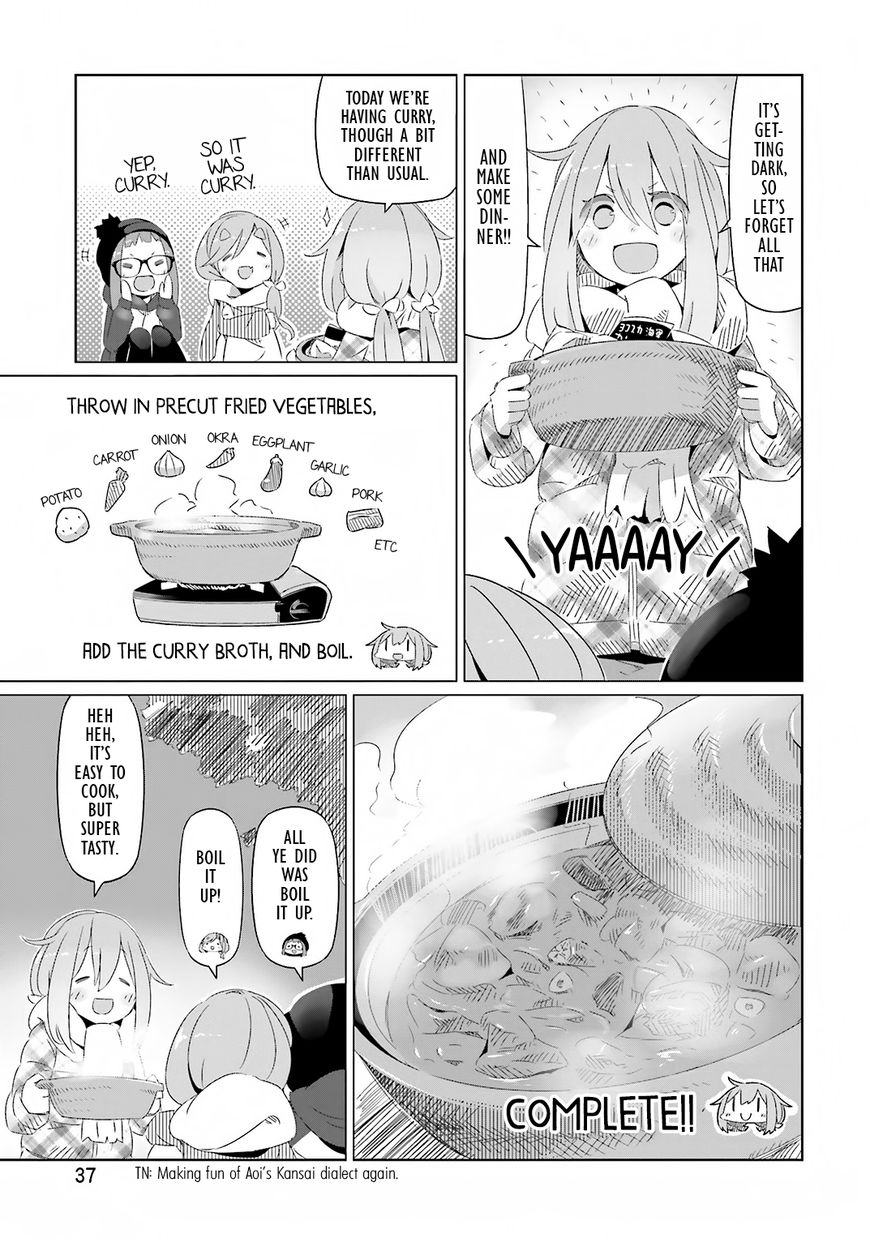 Yurucamp chapter 8 page 9