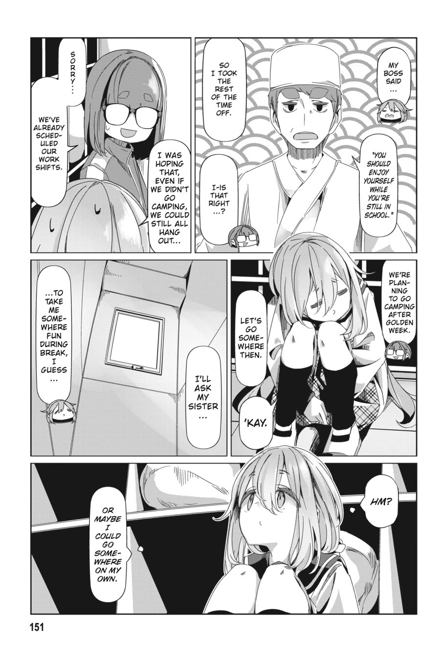 Yurucamp chapter 87 page 17
