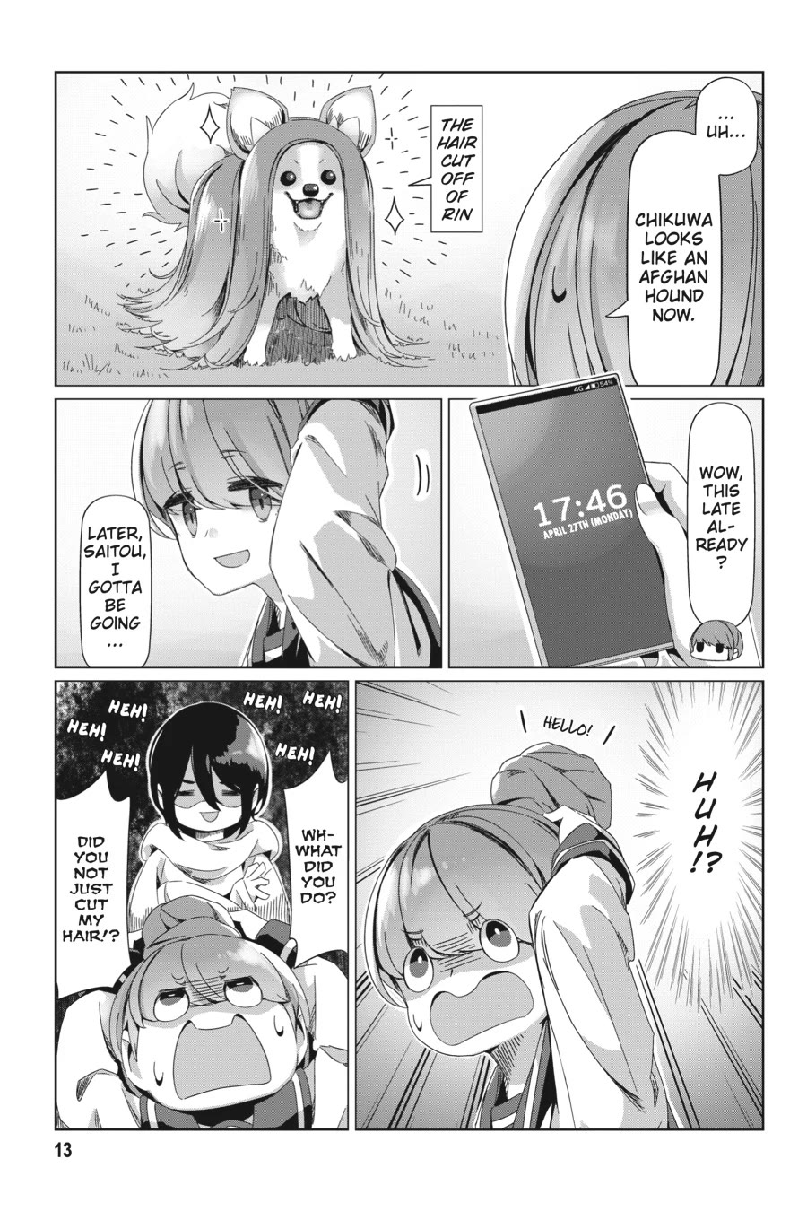 Yurucamp chapter 88 page 14