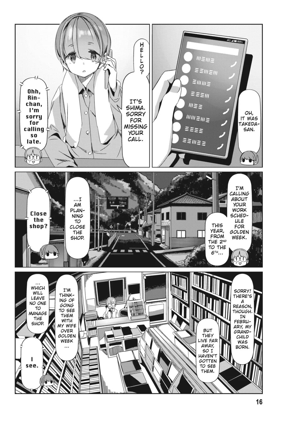 Yurucamp chapter 88 page 17