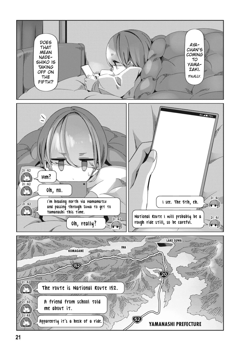 Yurucamp chapter 88 page 22