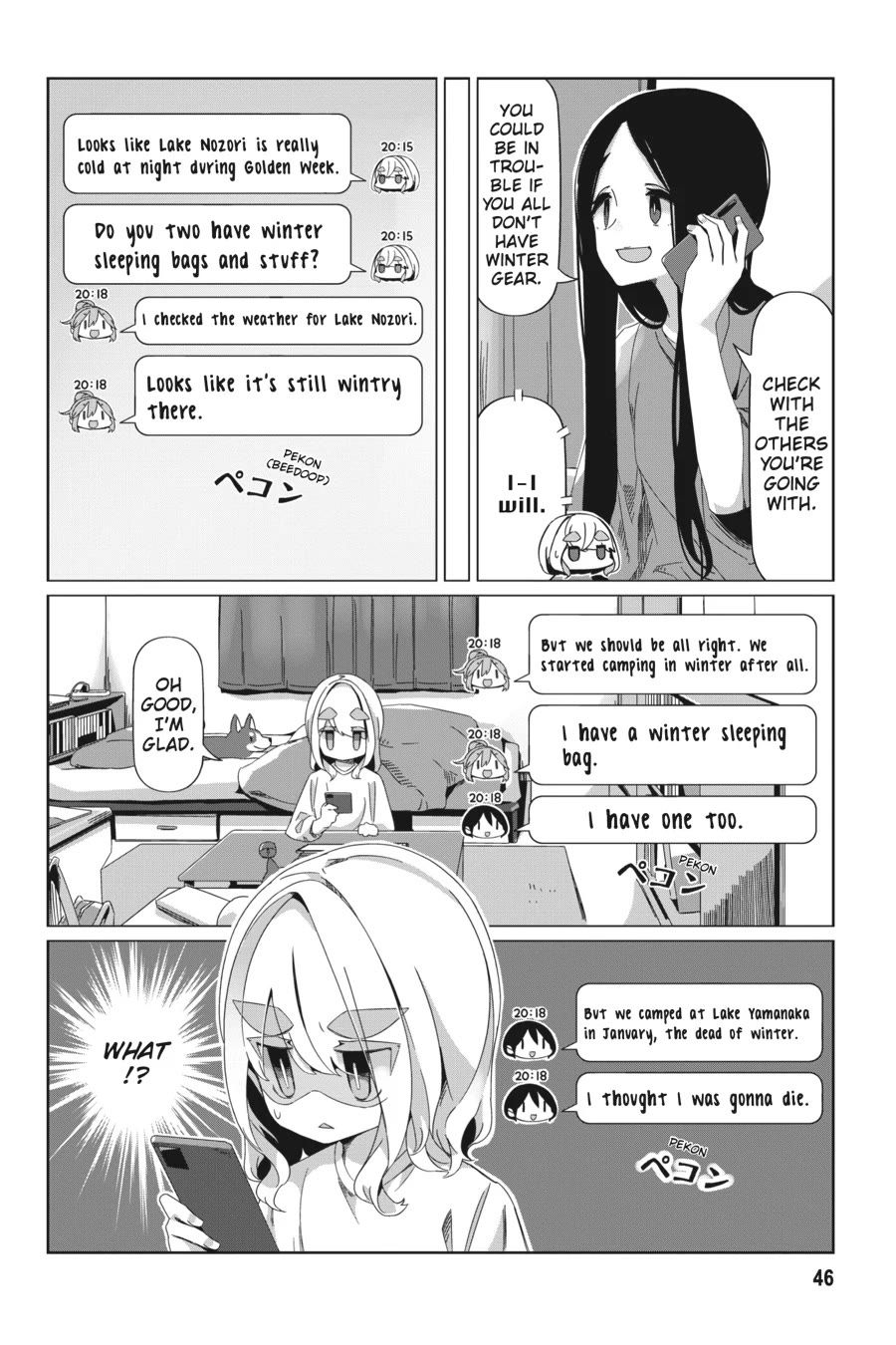 Yurucamp chapter 89 page 18