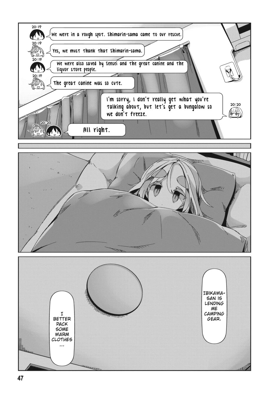 Yurucamp chapter 89 page 19