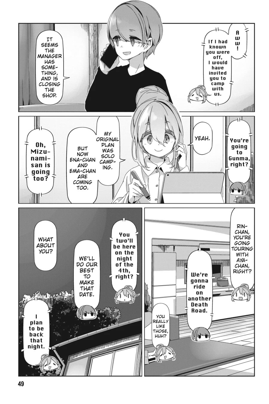 Yurucamp chapter 89 page 21