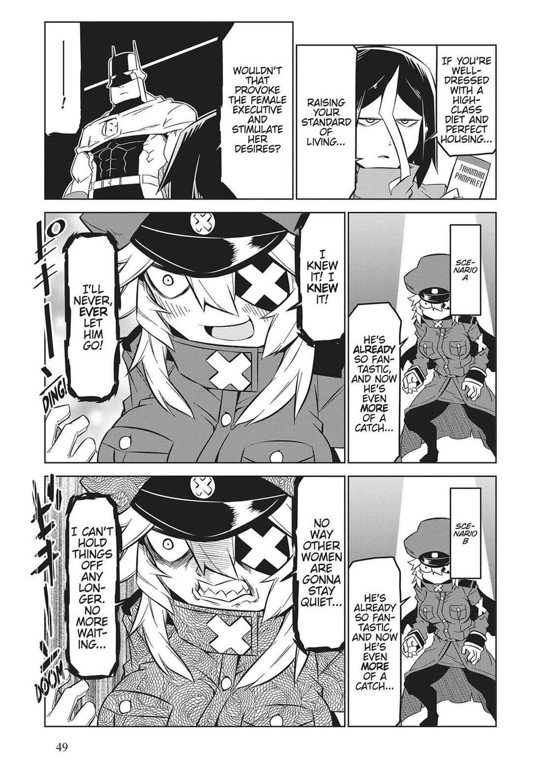 Zannen Jokanbu Black General-san chapter 161 page 13